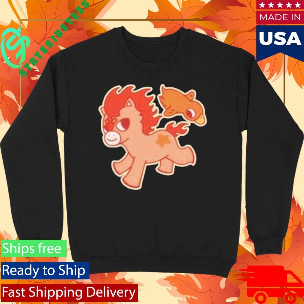Chunky Fire Horse And Duck Ya Shirt Unisex , , , Long Sleeve Tee