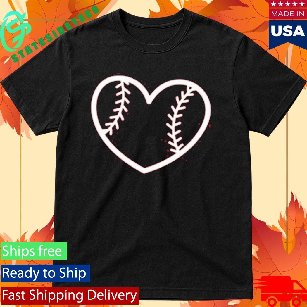Cincy Baseball Heart Shirt Unisex , , , Long Sleeve Tee