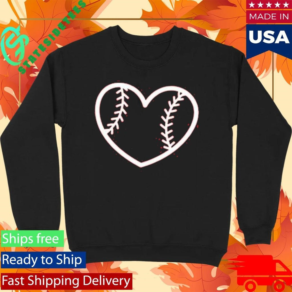 Cincy Baseball Heart Shirt Unisex , , , Long Sleeve Tee