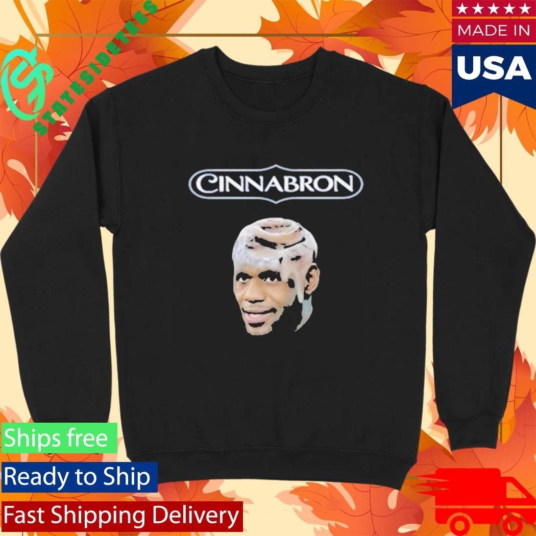 Cinnabron Lebron Cinnamon Roll Parody Meme Shirt Unisex , , , Long Sleeve Tee