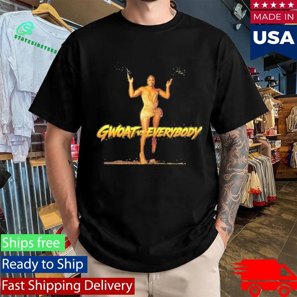 Claressa Gwoat Shields Gwoat Vs Everybody Gold Edition Shirt Unisex , , , Long Sleeve Tee