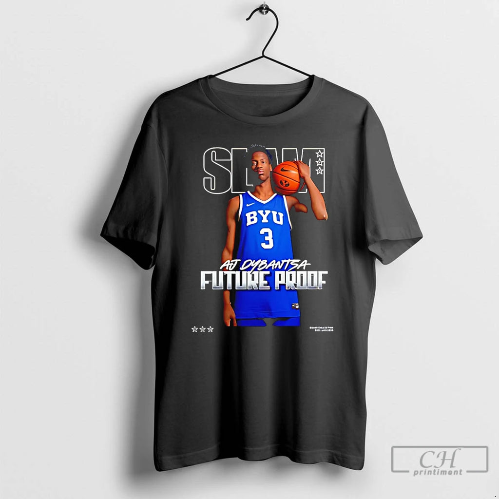 Classic Aj Dybantsa Byu Cougars Future Proof Slam T Shirts
