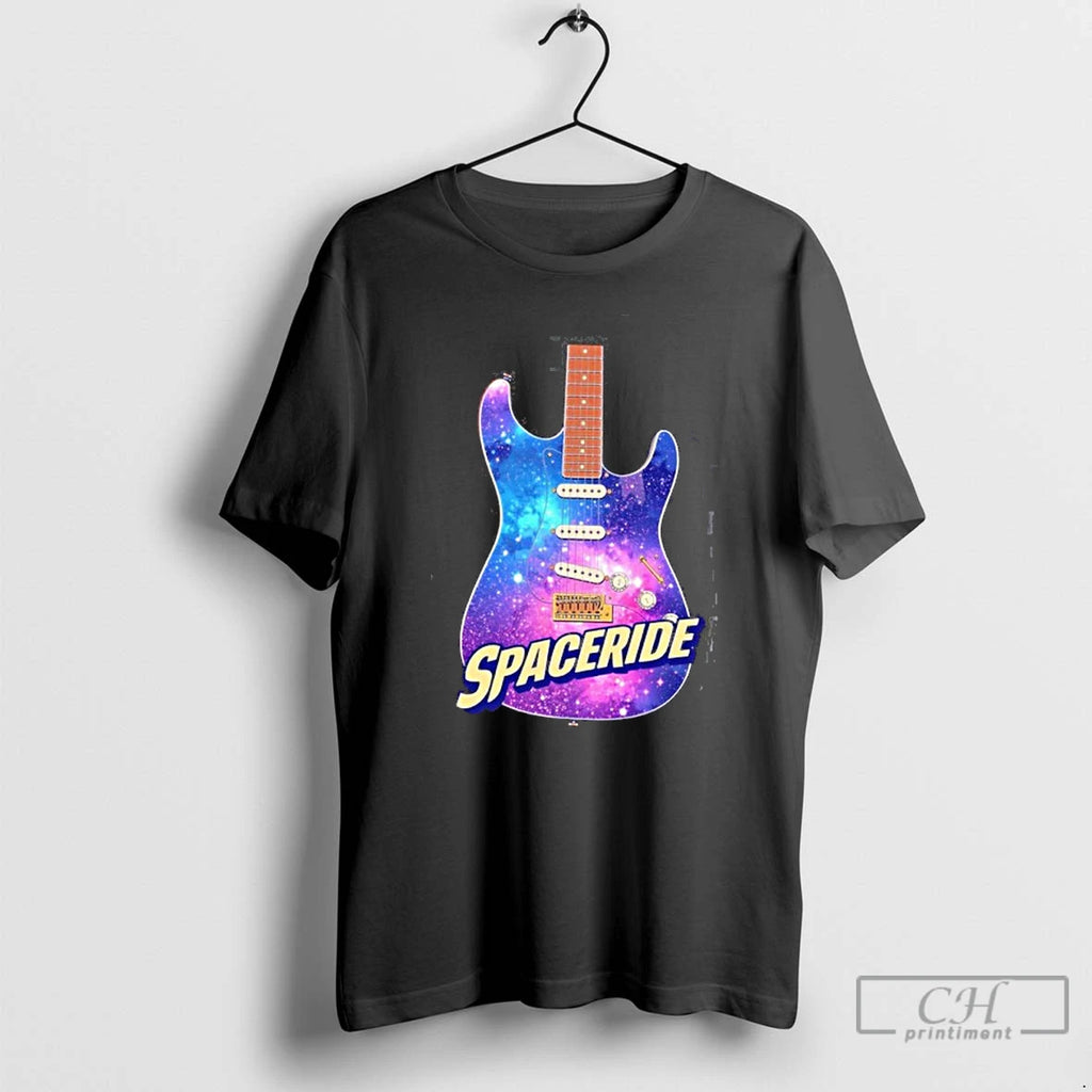 Classic Ace Frehley Electric Guitar Spaceride T Shirts