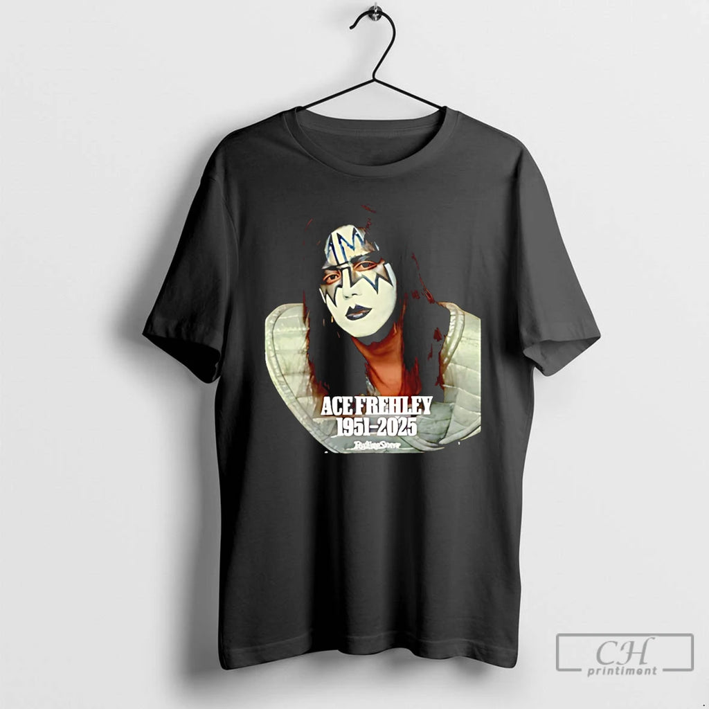 Classic Ace Frehley Rip 1951 2025 T Shirts