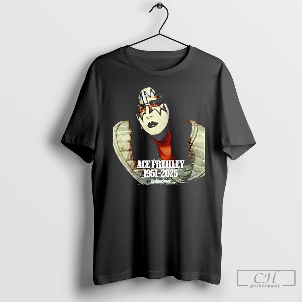 Classic Ace Frehley Rip T Shirts