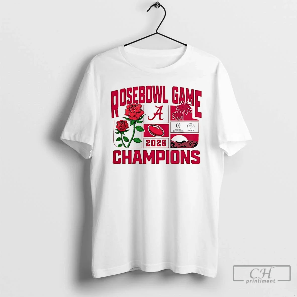 Classic Alabama Football 2026 Rose Bowl Champions Unisex , , , Long Sleeve Tee