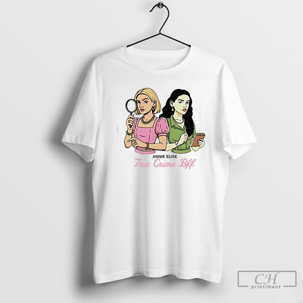 Classic Annie Elise True Crime Bff Cartoon T Shirts