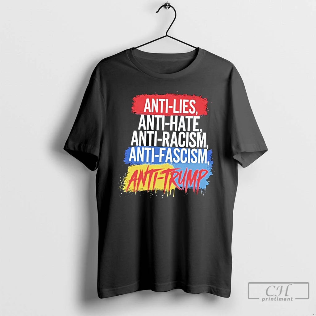 Classic Anti Lice Anti Hate Anti Racism Anti Fascist Anti Trump T Shirts