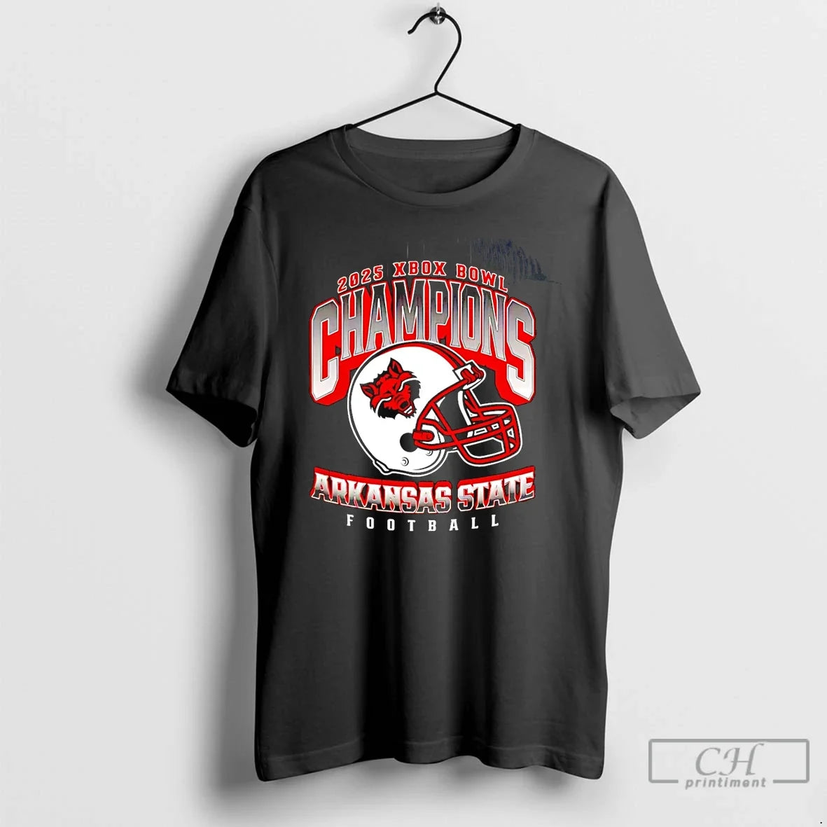 Classic Arkansas State Red Wolves 2025 Xbox Bowl Champions Logo