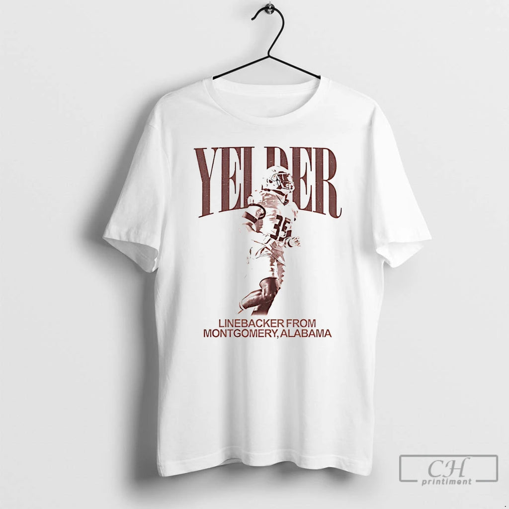 Classic Austin Yelder Linebacker From Montgomery Alabama Vintage T Shirts