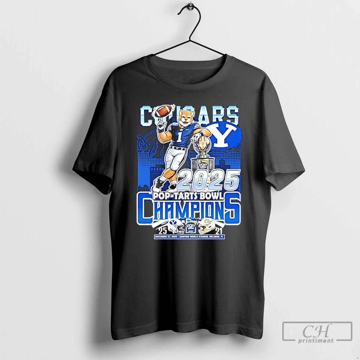 Classic Byu Cougars Pop Tarts Bowl 25 21 Dec 27 2025 Mascot