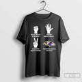 Classic Baltimore Ravens Nothing Beats Rock Beats Scissors Paper Beats Rock Scissors Beats Paper