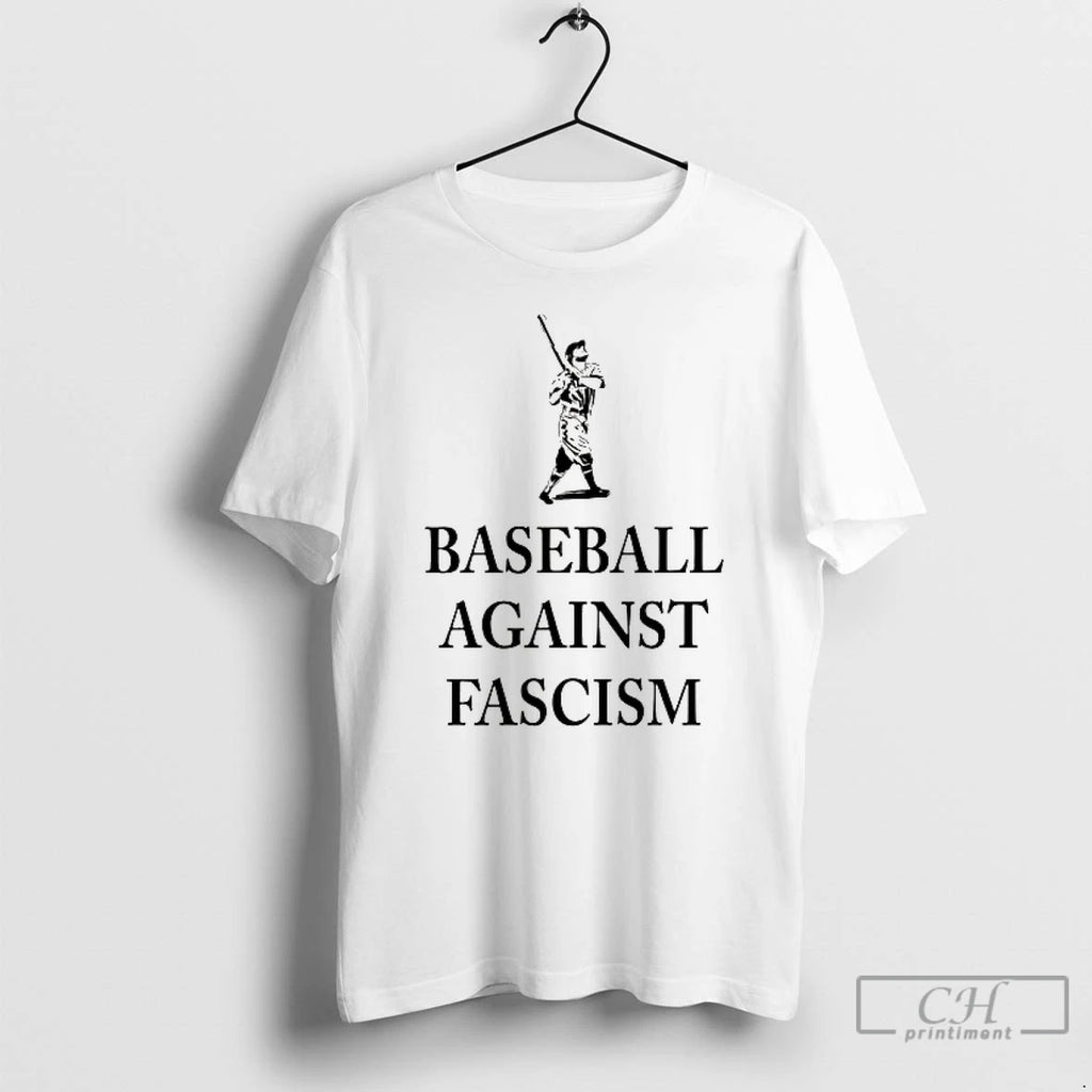 Classic Baseball Against Fascism T Shirts
