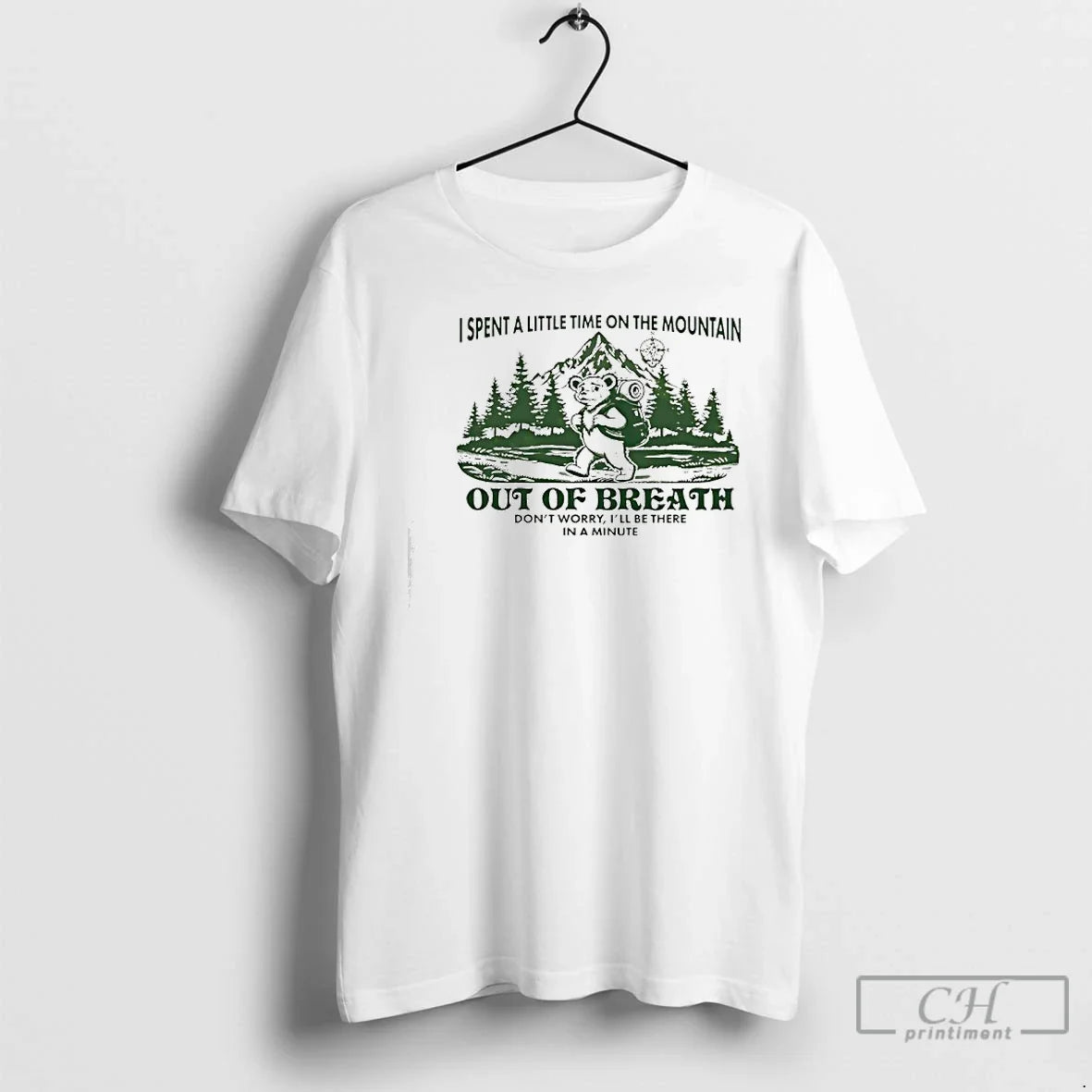 Classic Bear Hiking Spent Little Time Mountain Out Breath Dont Worry