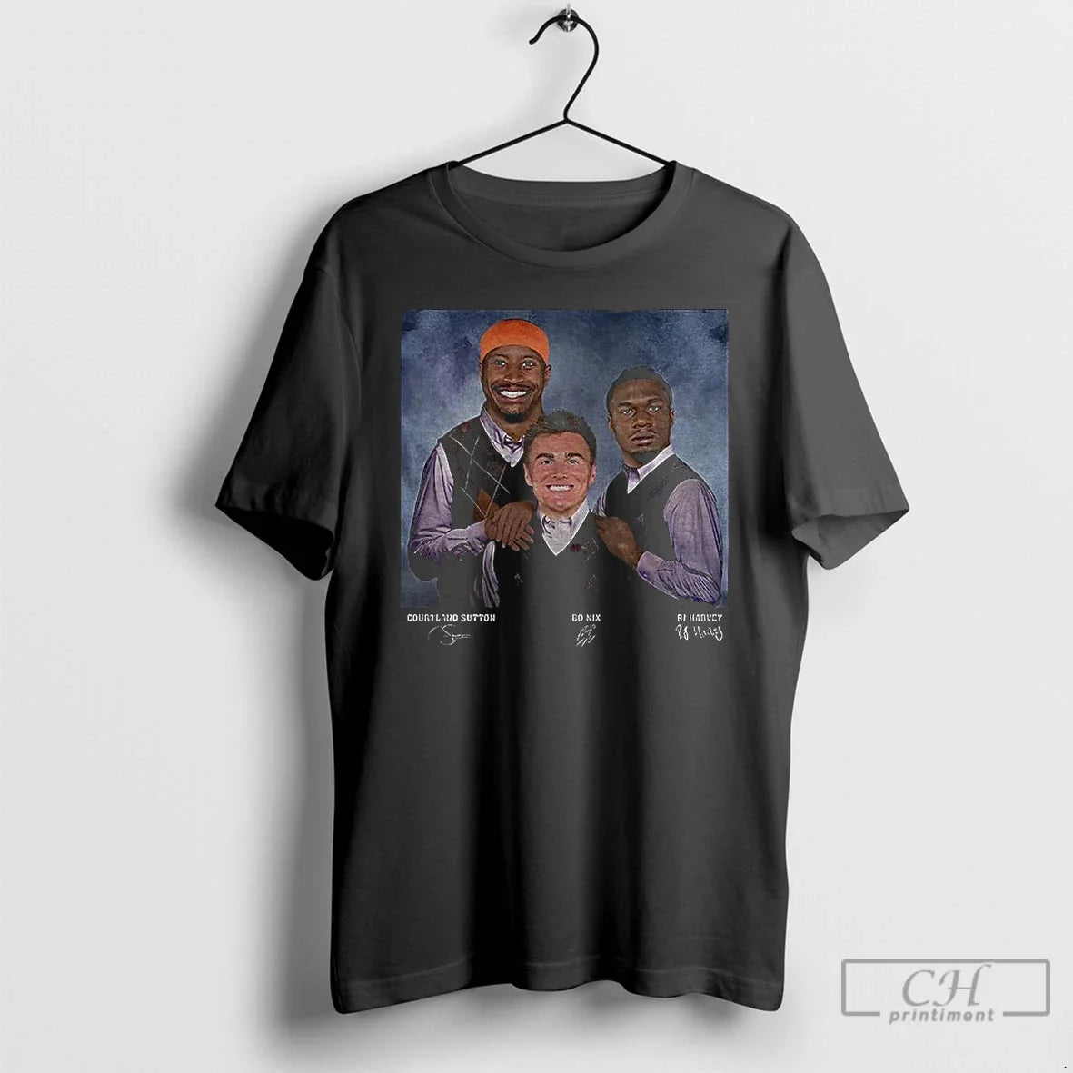 Classic Bo Nix Rj Harvey Courtland Sutton Football Denver Step Bros
