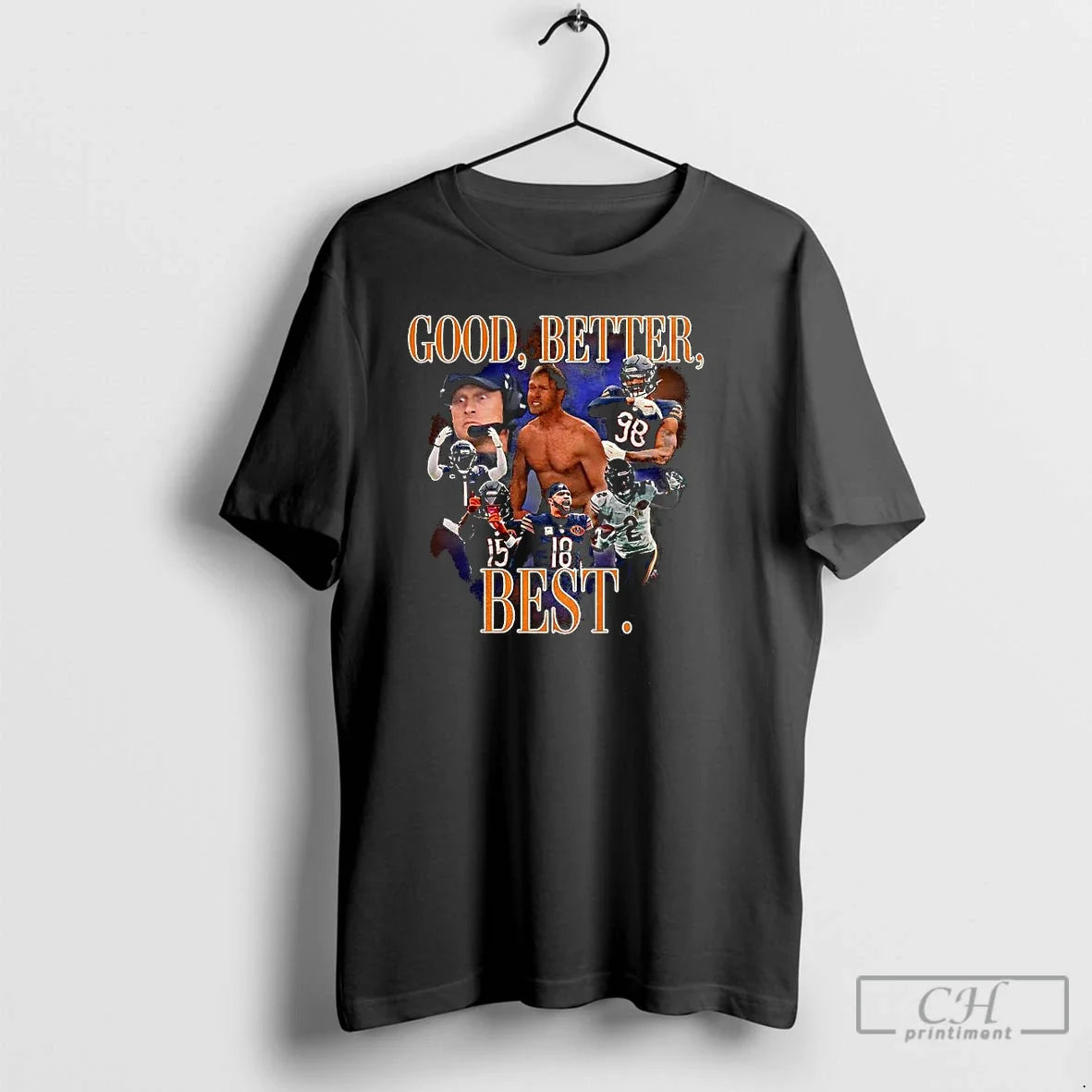Classic Chicago Bear Football Good Better Best Player 90s Vintage