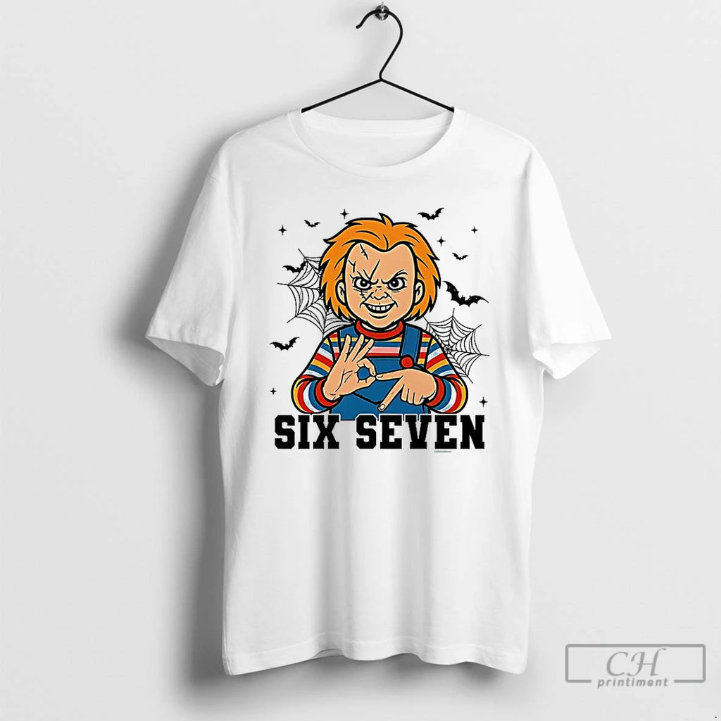 Classic Chucky Childs Play Movie 2025 Play Six Seven Horror Halloween Character T Shirts
