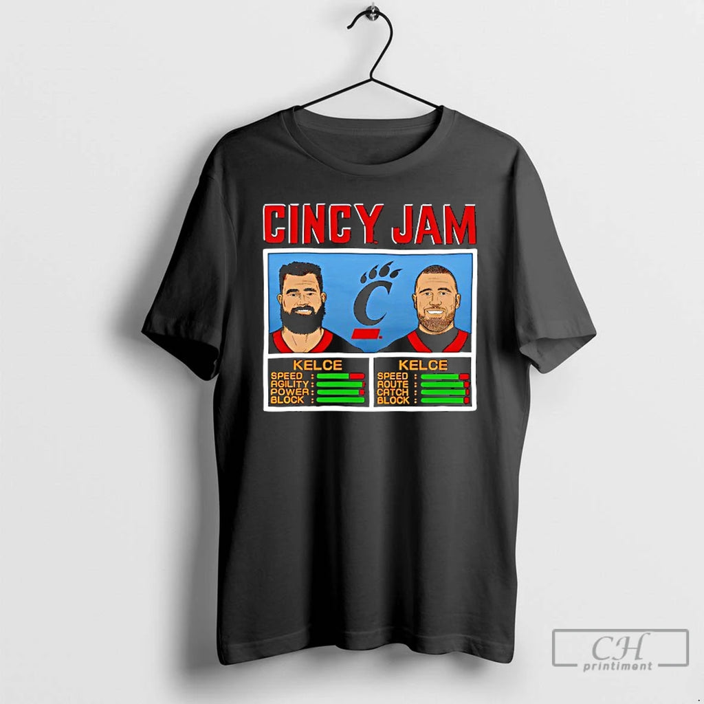 Classic Cincinnati Bearcats Cincy Jam Jason Kelce And Travis Kelce T Shirts