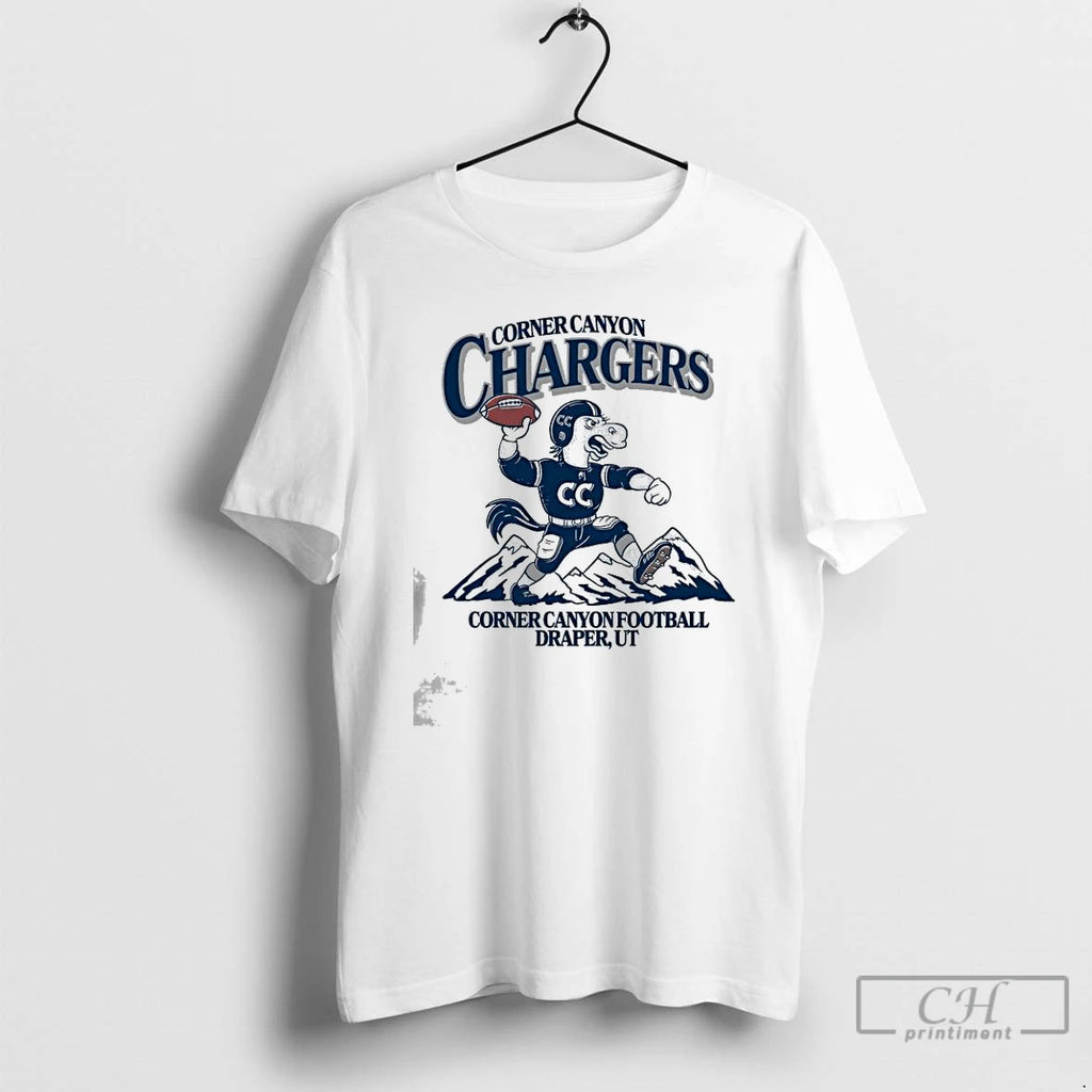 Classic Corner Canyon Chargers Football Mascot 2025 T Shirts