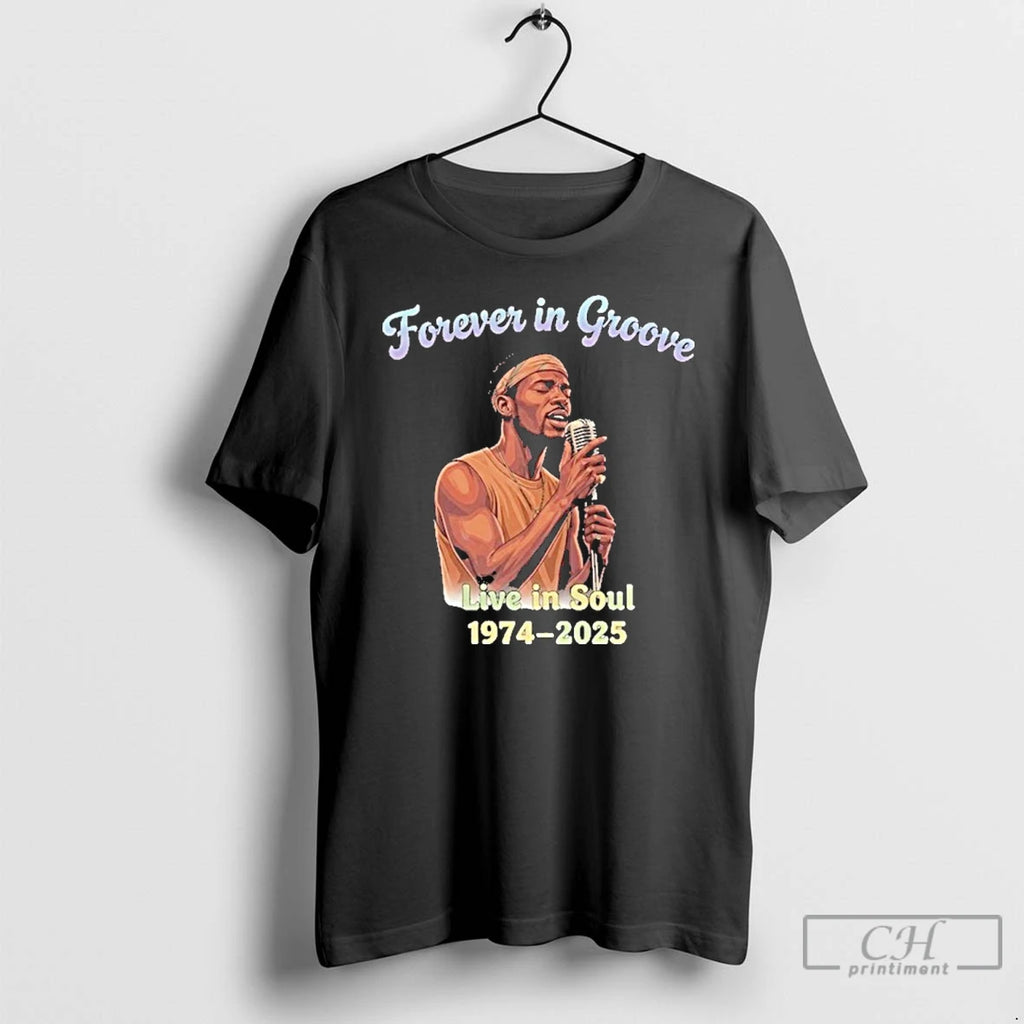 Classic Dangelo Forever In Groove Live In Soul 1974 2025 T Shirts