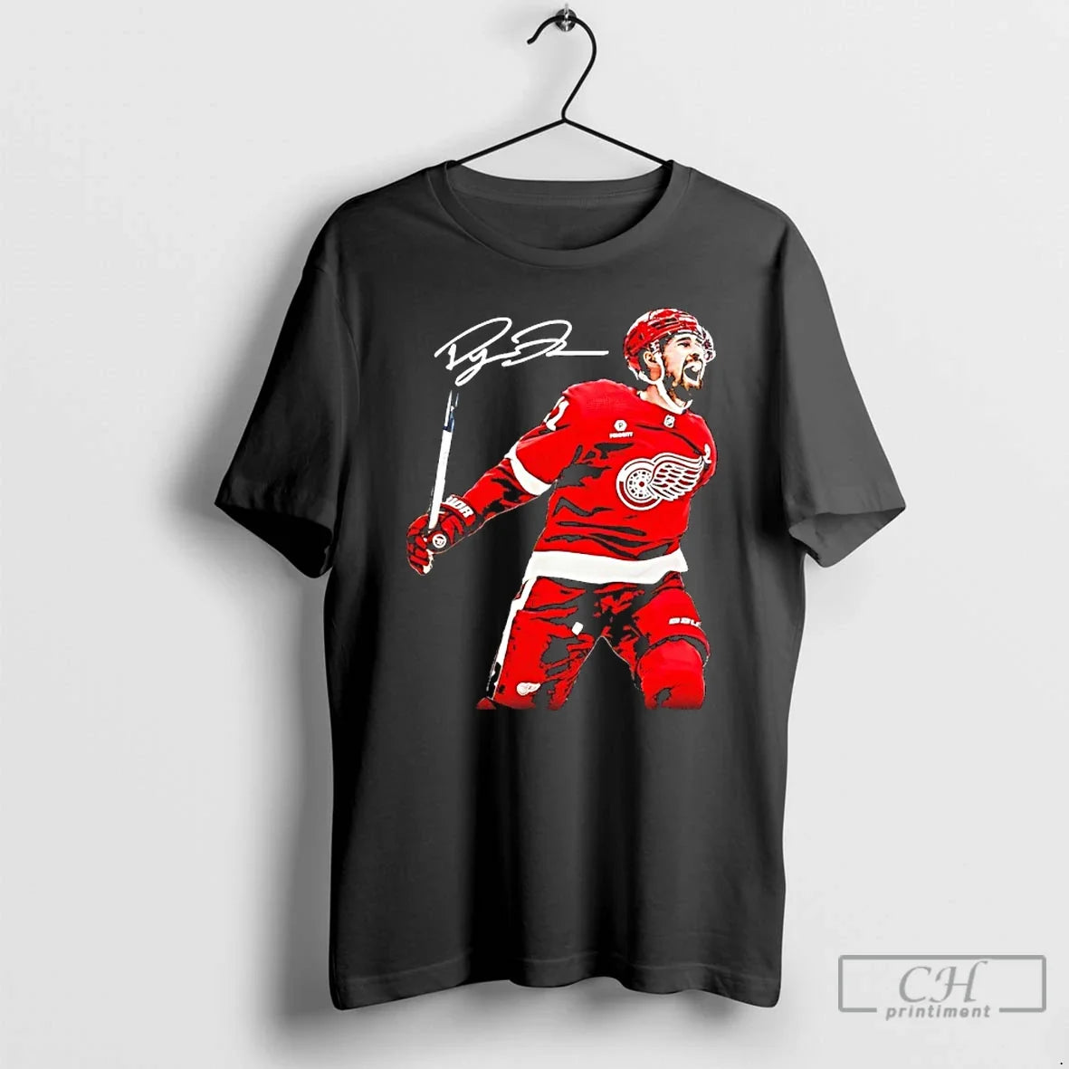 Classic Dylan Larkin Detroit Red Wings Overtime Signature