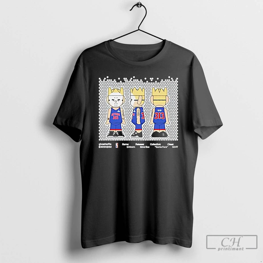 Classic Eminem Merch Shop Ghostwrite X Eminem Game Face T Shirts