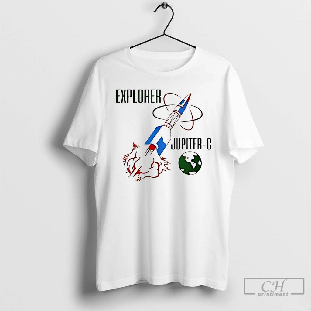 Classic Explorer Jupiter C Rocket T Shirts