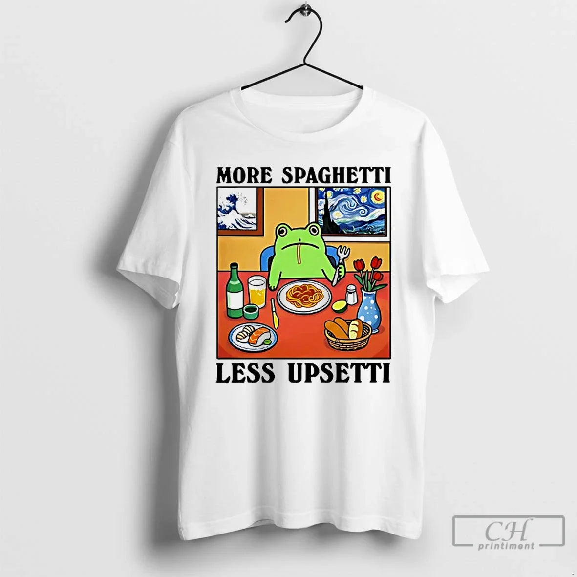 Classic Frog More Spaghetti Less Upsetti Meme