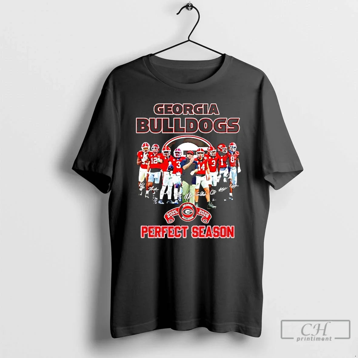 Classic Georgia Bulldogs 2025 2026 Perfect Season Signature