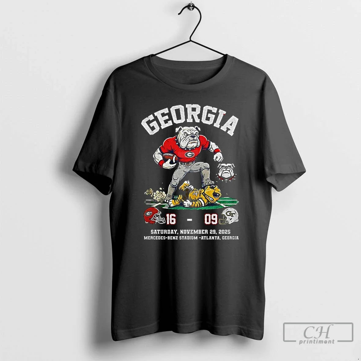 Classic Georgia Bulldogs Beat Georgia Tech Yellow Jackets 16 09 Saturday November 29 2025