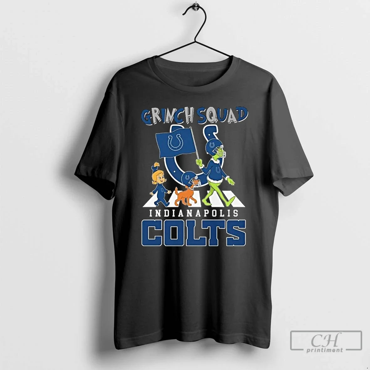 Classic Grinch Squad Abbey Road Indianapolis Colts Football