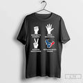 Classic Houston Texans Nothing Beats Rock Beats Scissors Paper Beats Rock Scissors Beats Paper