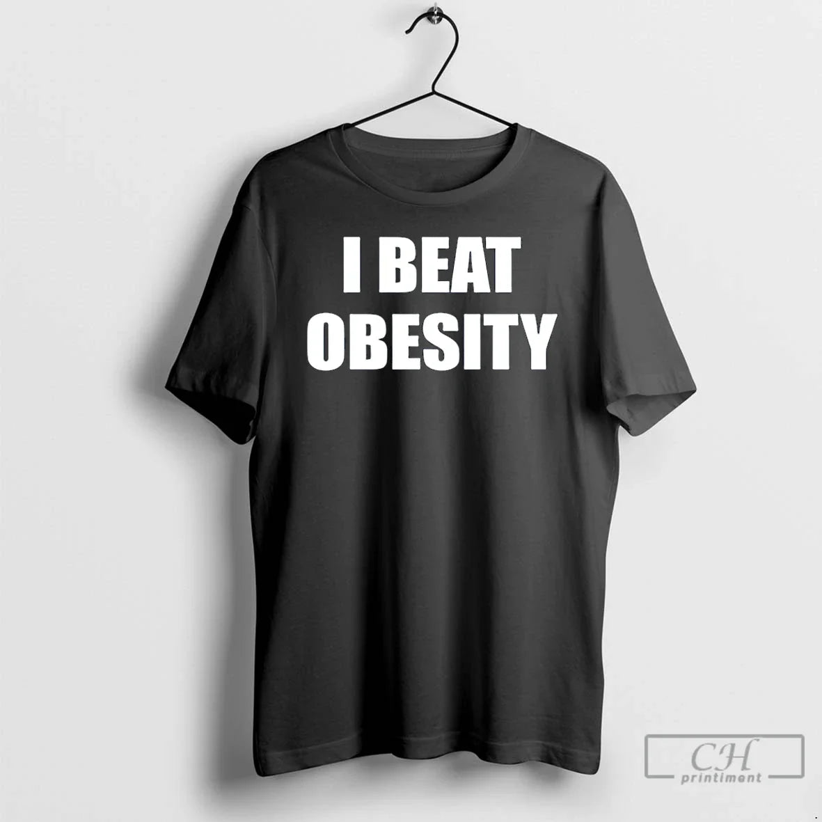 Classic I Beat Obesity Text