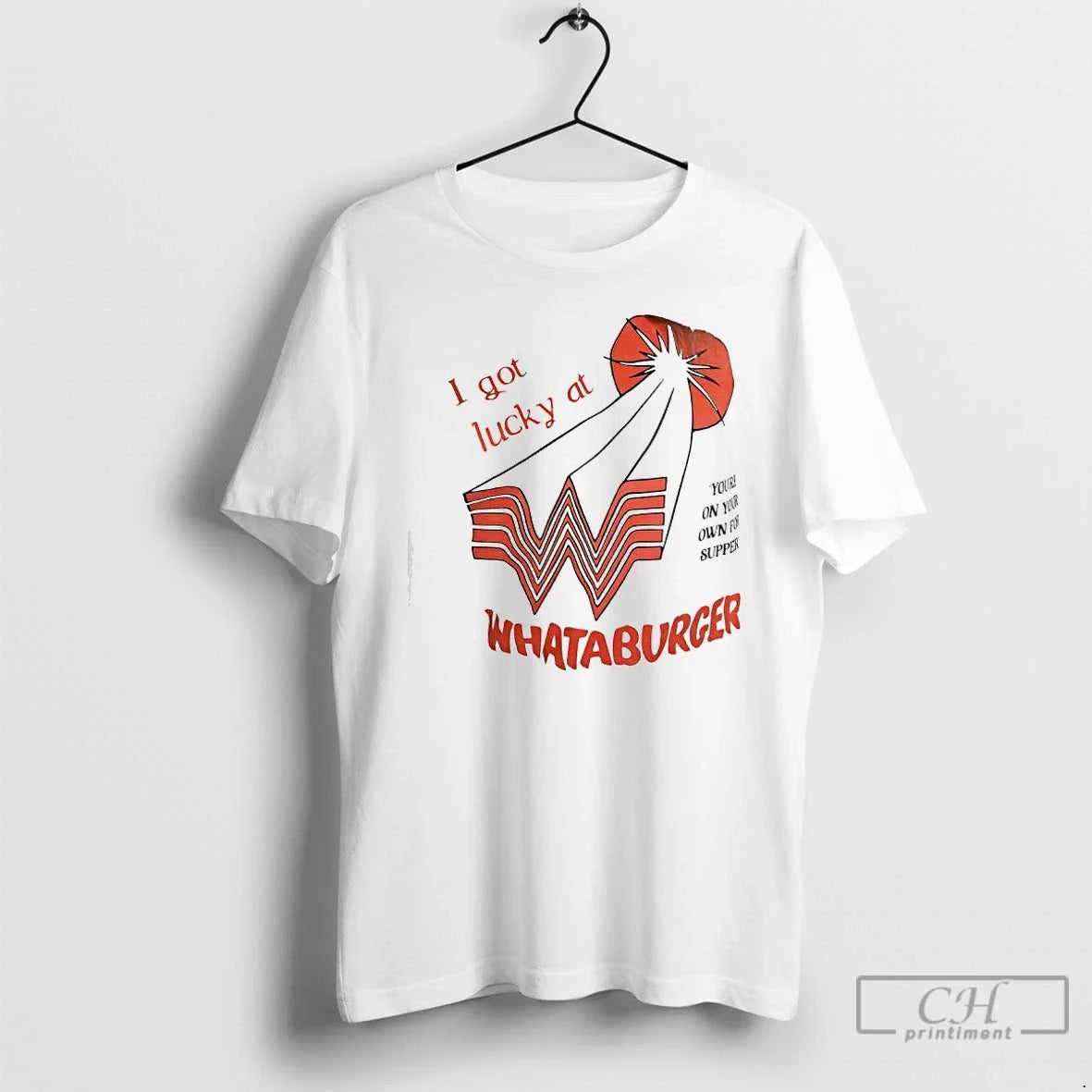 Classic I Got Lucky Whataburger Logo