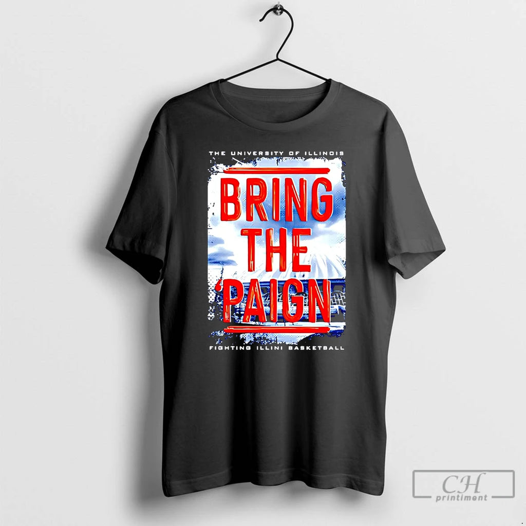 Classic Illinois Fighting Illini Basketball Bring The Paign T Shirts