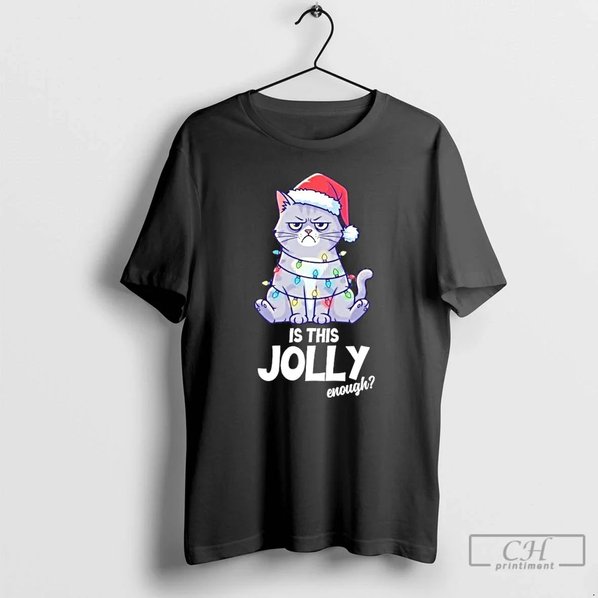 Classic Is This Jolly Enough Cat Xmas