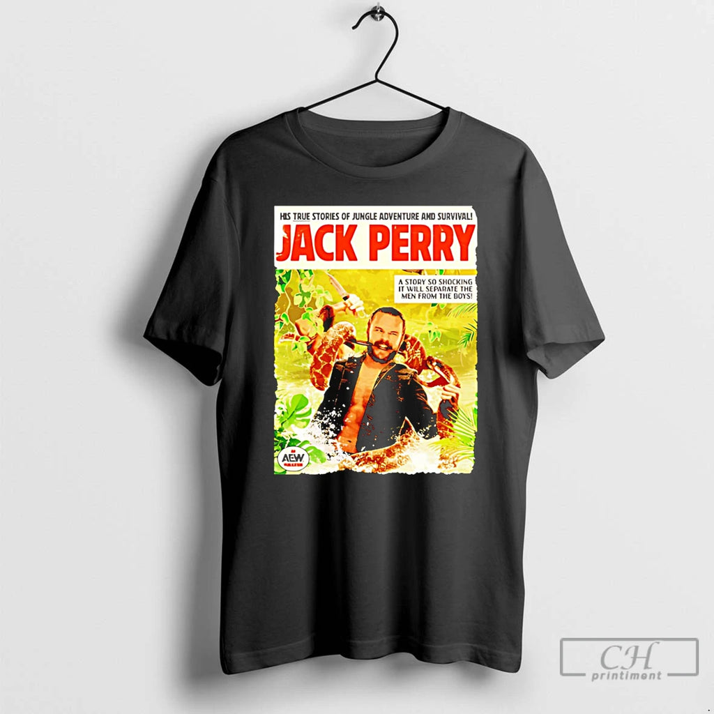 Classic Jack Perry His True Stories Of Jungle Adventure And Survival T Shirts