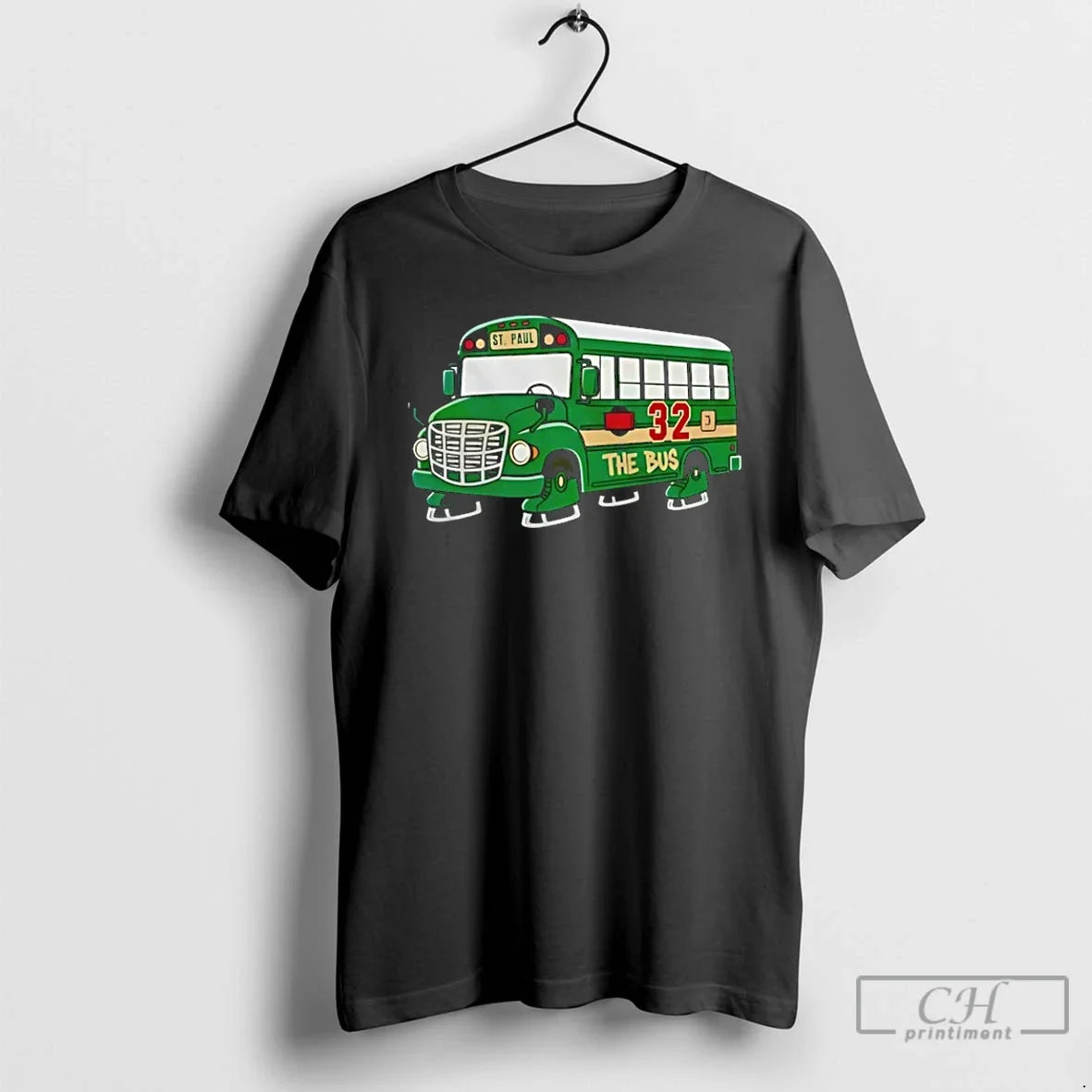 Classic Jesper Wallstedt Gus Bus St Paul Minnesota Wild