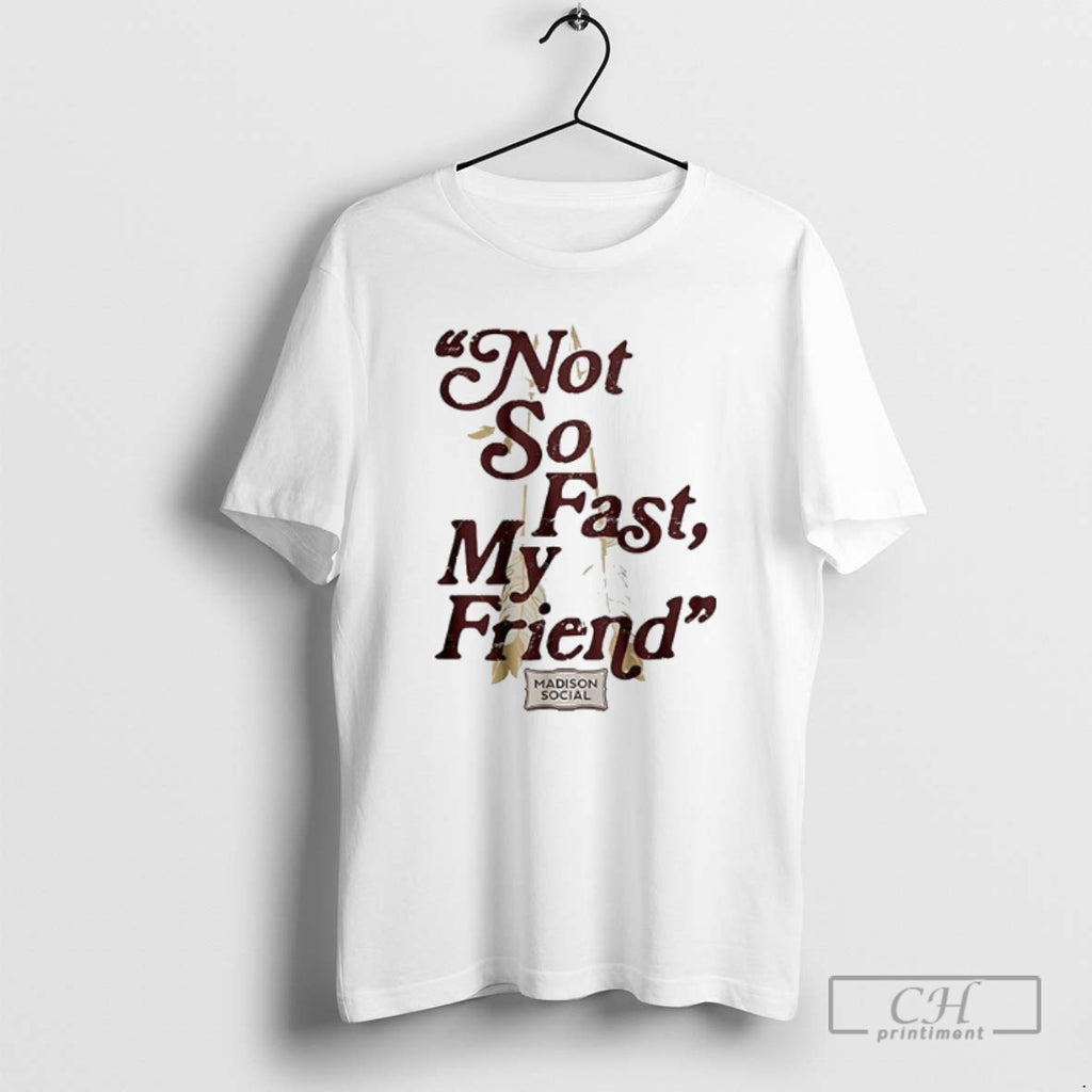 Classic Lee Corso Florida State Seminole Not So Fast My Friend 2 Sided Shirt Sweater