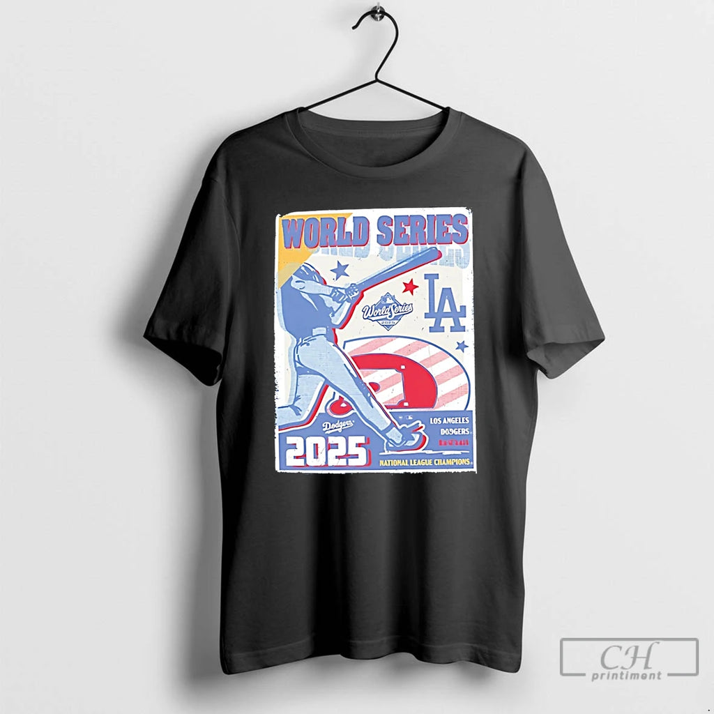 Classic Los Angeles Dodgers 2025 World Series Franklin T Shirts
