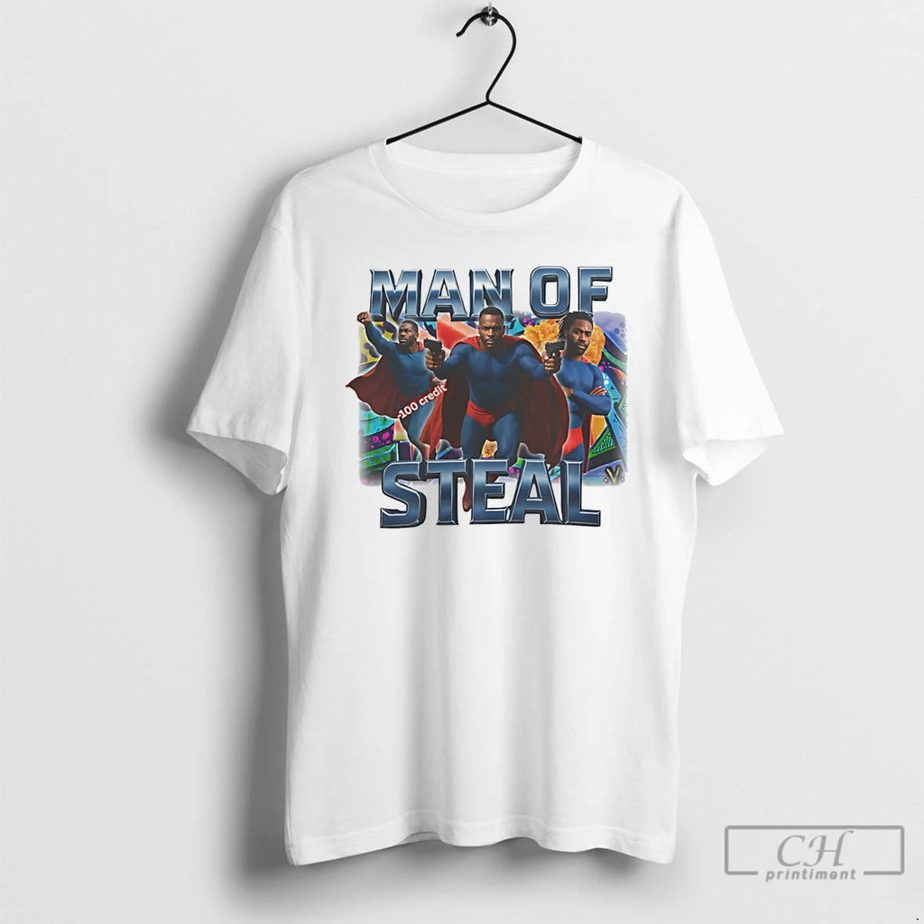Classic Man Of Steel Superman Cosplay Graphic T Shirts