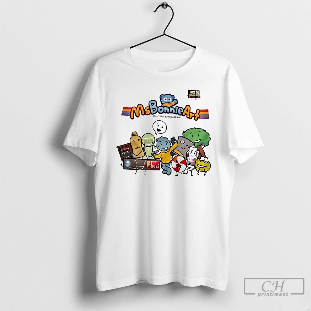 Classic Msbonnieart Illustrator Voice Actor Battle For Dream Island Lgbt Pride T Shirts