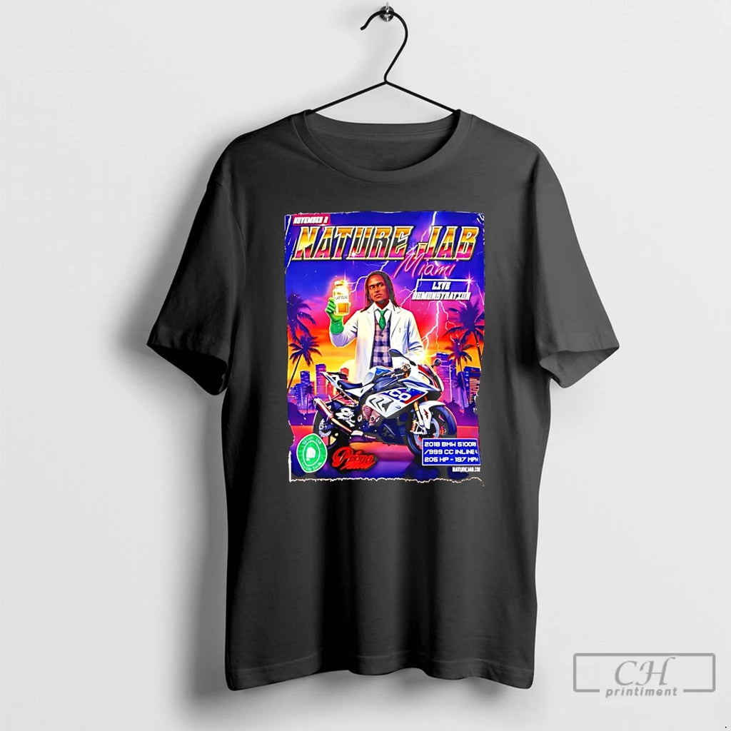 Classic Naturejab X Miami Live Demonstration Graphic T Shirts