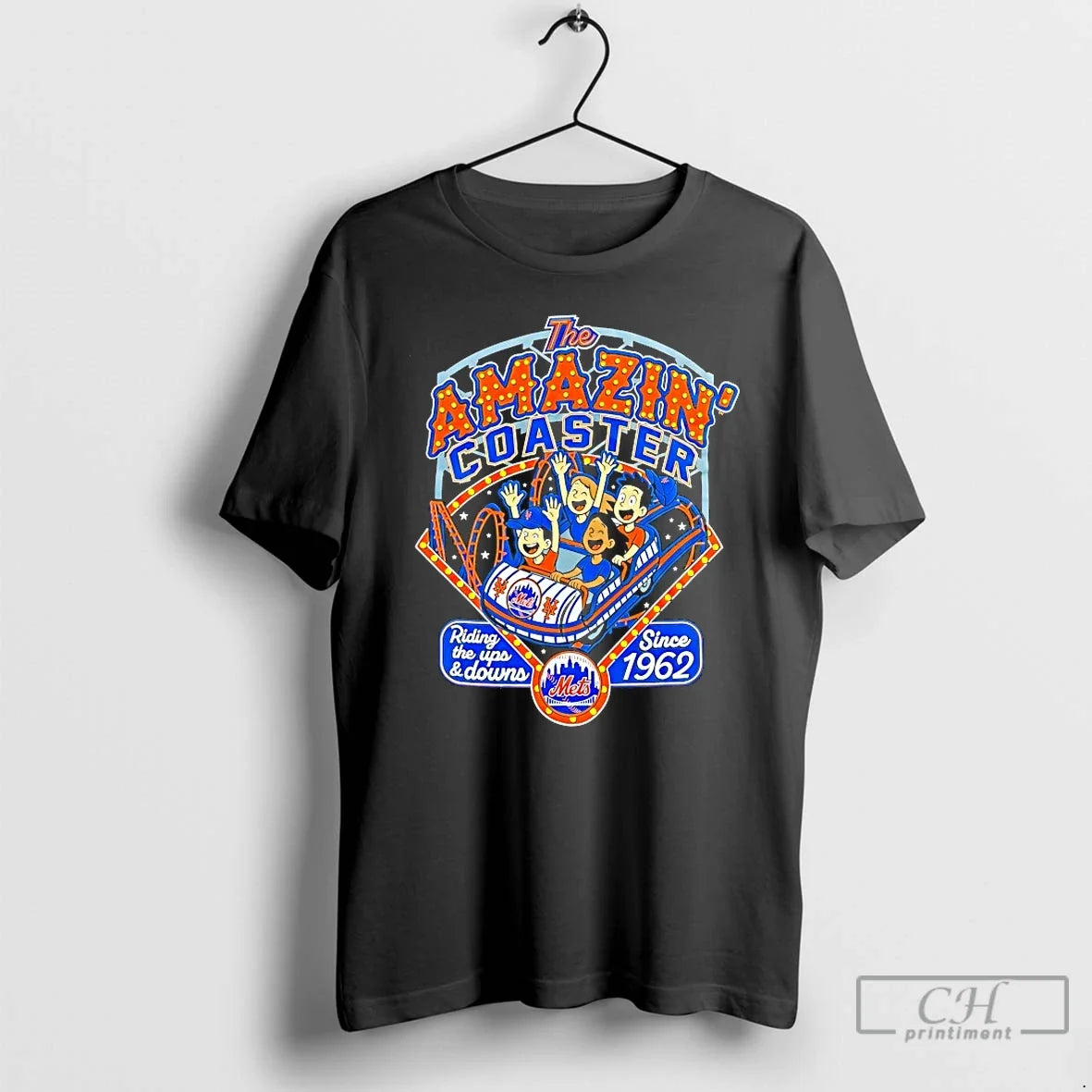 Classic New York Mets Amazin Coaster Riding Ups Down Since 1962