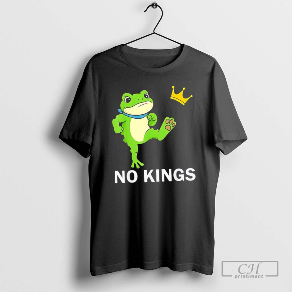 Classic No Kings Portland Frog Protest Cute Shirt Sweater
