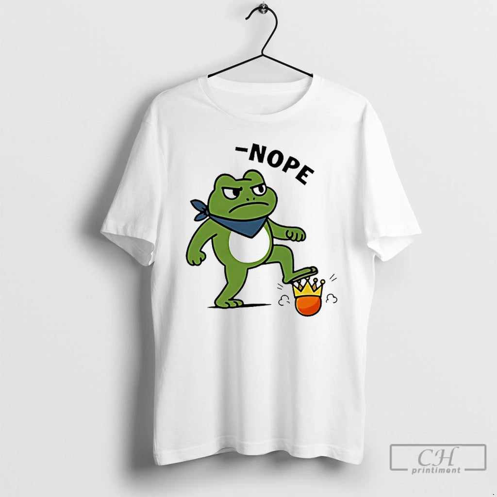 Classic Nope Frogs Portland Anti Trump T Shirts