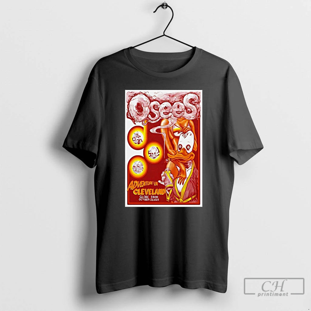 Classic Osees Cleveland Oh October 28 2025 T Shirts
