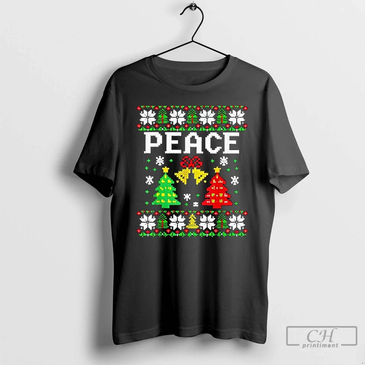Classic Peace I Come Peace Couple Matching Ugly