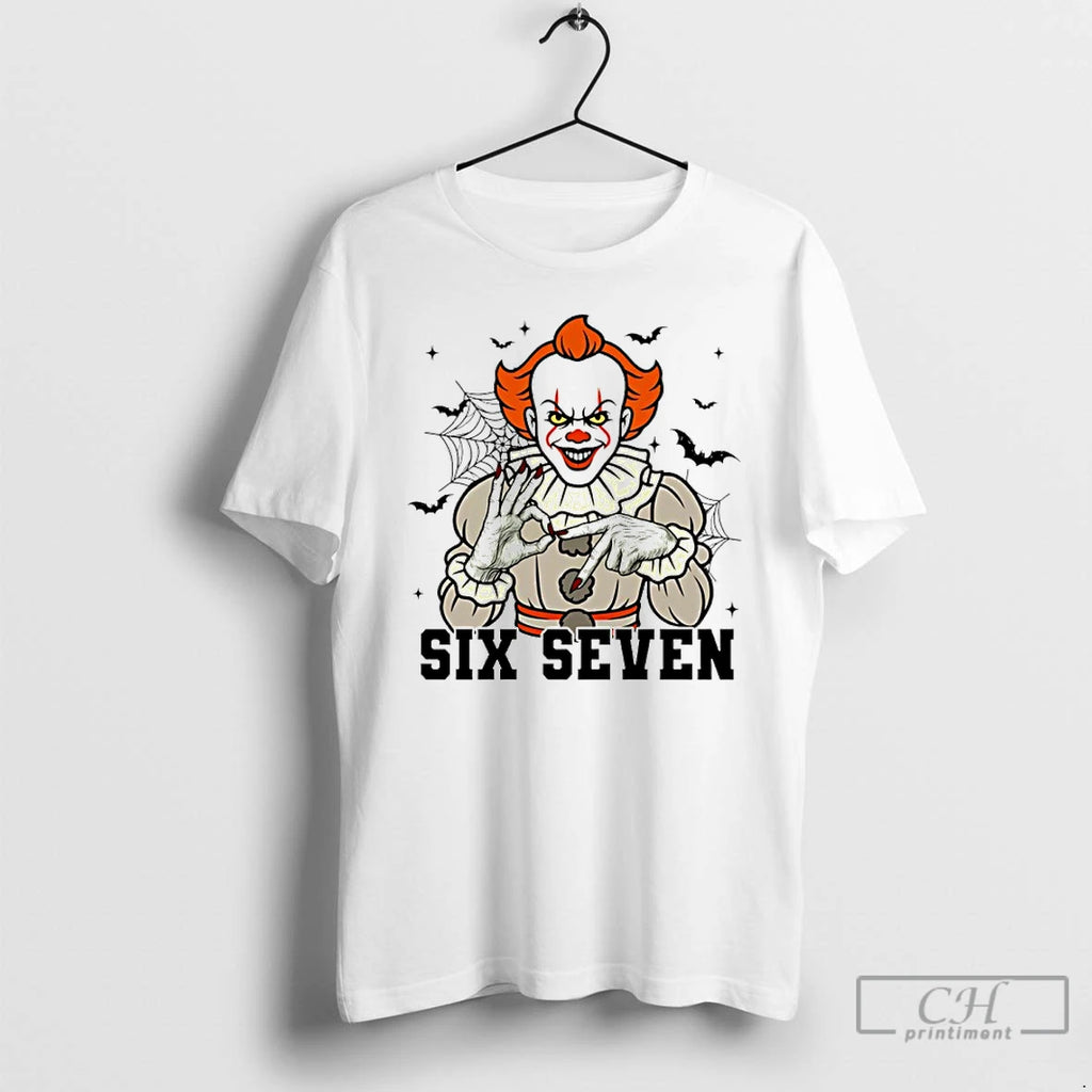 Classic Pennywise 67 Six Seven Halloween T Shirts