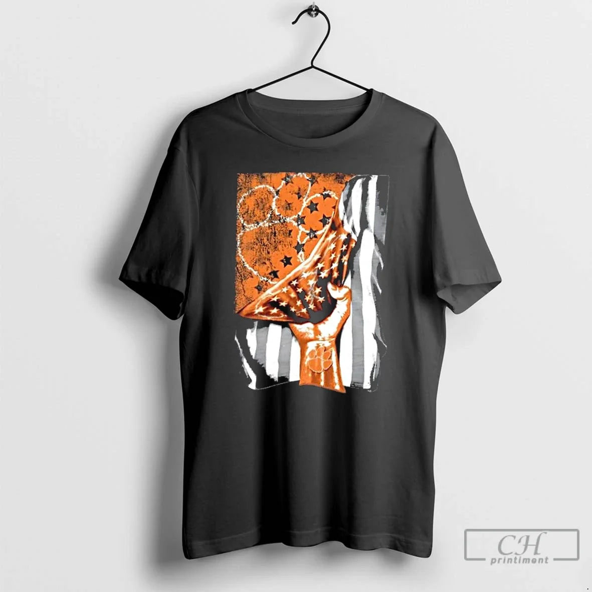 Classic Revealing Glory Clemson Tigers X Usa Flag